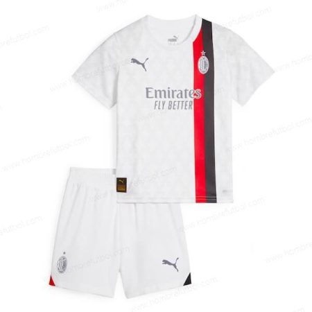 Camiseta AC Milan Niños Kit de Fútbol 23/24 2a Replica
