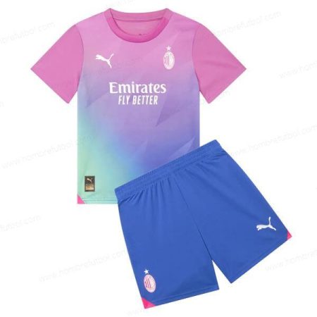 Camiseta AC Milan Niños Kit de Fútbol 23/24 3a Replica