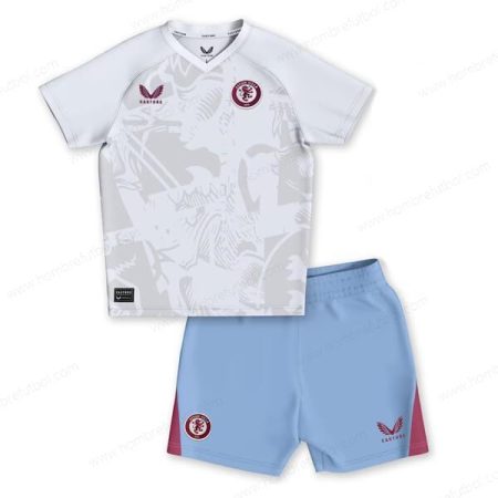 Camiseta Aston Villa Niños Kit de Fútbol 23/24 2a Replica