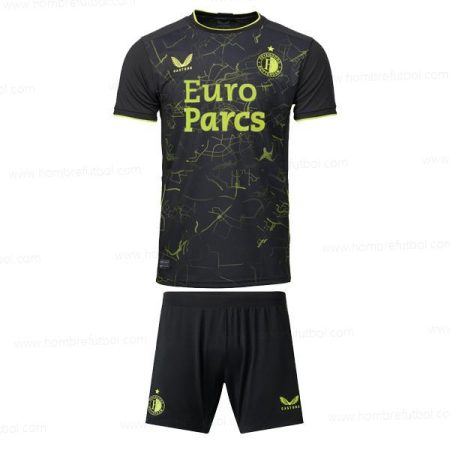 Camiseta Feyenoord Fourth Niños Kit de Fútbol 23/24 Replica