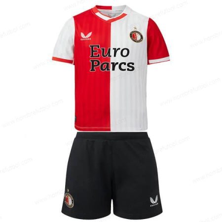 Camiseta Feyenoord Niños Kit de Fútbol 23/24 1a Replica