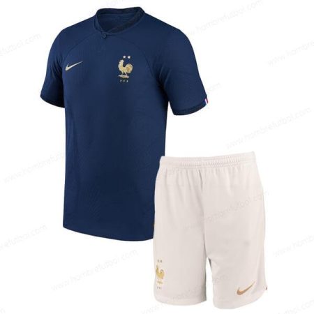 Camiseta Francia Niños Kit de Fútbol 2022 1a Replica