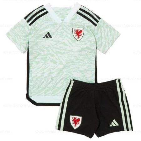 Camiseta Gales Niños Kit de Fútbol 2023 2a Replica