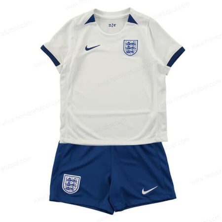 Camiseta Inglaterra Mujer Niños Kit de Fútbol 2023 1a Replica