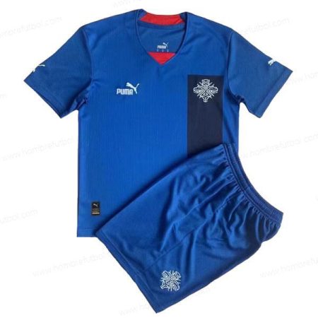 Camiseta Islandia Niños Kit de Fútbol 2022 1a Replica