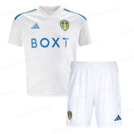 Camiseta Leeds United Niños Kit de Fútbol 23/24 1a Replica