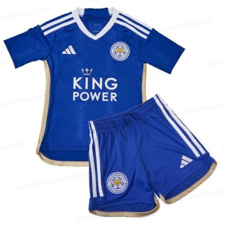 Camiseta Leicester City Niños Kit de Fútbol 23/24 1a Replica