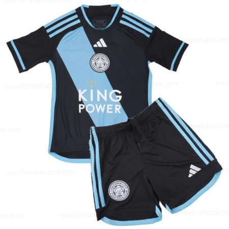 Camiseta Leicester City Niños Kit de Fútbol 23/24 2a Replica