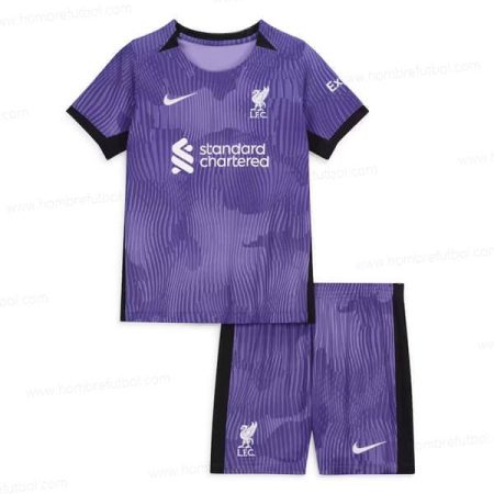 Camiseta Liverpool Niños Kit de Fútbol 23/24 3a Replica