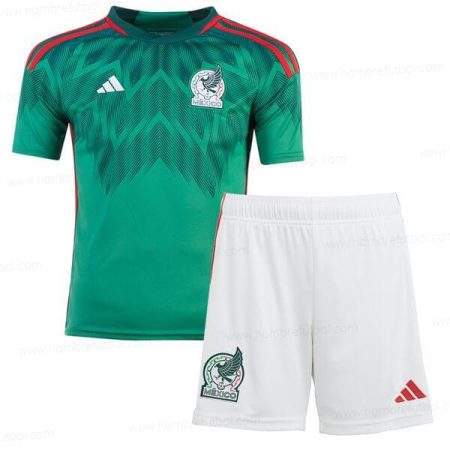 Camiseta México Niños Kit de Fútbol 2022 1a Replica