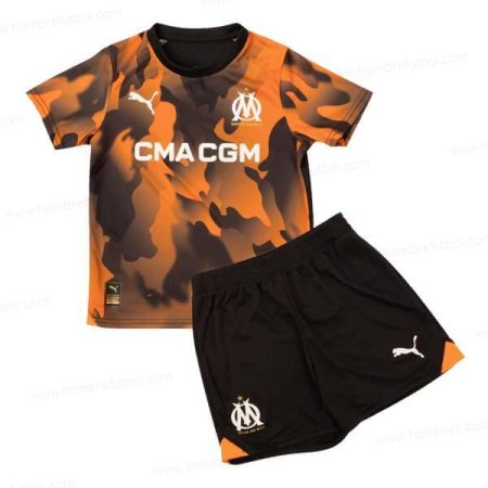 Camiseta Olympique Marseille Niños Kit de Fútbol 23/24 3a Replica