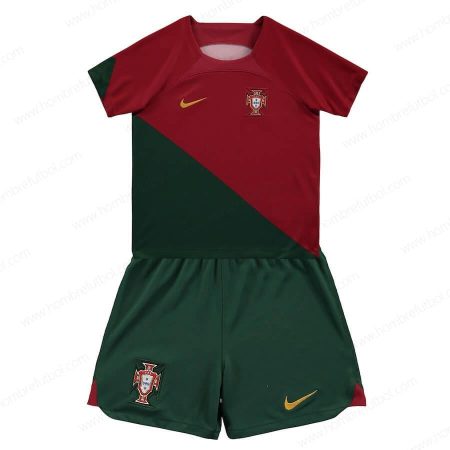 Camiseta Portugal Niños Kit de Fútbol 2022 1a Replica