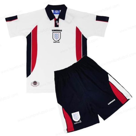 Camiseta Retro Inglaterra Niños Kit de Fútbol 1998 1a Replica